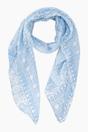 Blue Sarta Blue Mediterranean Tile Print Lightweight Scarf, Image 1 of 3