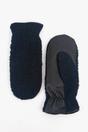 Navy Blue Borg Fleece Winter Mittens, Image 1 of 4