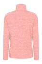 Coral Snowdon Melange Fleece Top, Image 2 of 4
