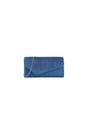 Royal Blue Luxe Metallic Clutch, Image 1 of 1