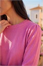 Pink Petite Classic Crew Neck Jumper, Image 4 of 4
