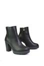 Black 'Cole' Ankle Boots With Platform Heel, Image 2 of 5