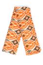 Khaki Aztec Print Cotton Lightweight Scarf, Image 3 of 4