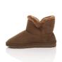 Brown AJVANI Brown Faux Fur Lined Ankle Boots Slippers, Image 3 of 6