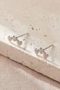 Silver Mia Gioielli Silver Sterling Silver Triple Heart Studs, Image 2 of 2