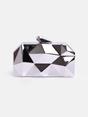 Silver 'Melanie' Geometric Pattern Clutch Bag, Image 1 of 1