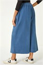 Denim Baby Corduroy Wide Leg Culotte, Image 2 of 5