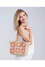 Multi Pia Rossini Multi Aurora - Straw Tote Bag, Image 2 of 5