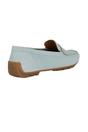 Light Blue Kosmopolis Suede Moccasins, Image 2 of 4
