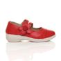 Red Flat Comfort Mary Jane Shoes, Image 2 of 6