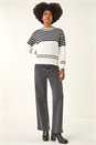 Ivory  Soft Stripe Knit Jumper , Image 2 of 5