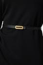 Multi Double Pack Slim Rectangle Buckle Women’s Belt Set, Image 3 of 3