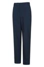 Navy Delta Fleece Lined Short Winter Trousers, Image 3 of 4