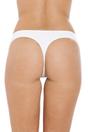 White Camille Lingerie White 3 Pack Floral Lace Thong, Image 3 of 4