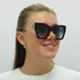 Black Alexander McQueen Black Cat Eye Black Silver  Grey Gradient AM0375S, Image 1 of 3