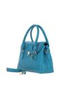 Turqouise Ashwood Leather Turqouise Premium Leather Shoulder Bag with Detachable Crossbody Strap, Image 2 of 4