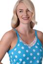 Aqua 100% Cotton Spot Printed Sleeveless Top Pyjama, Image 5 of 5