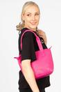 Fuchsia Etre Fuchsia Medium Faux Leather Tote Bag, Image 2 of 5