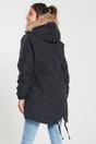 Black Celebrity Insulated Longline Parka Jacket, Image 2 of 5