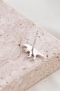 Silver Sterling Silver T-Rex Dinosaur Stud Earrings, Image 4 of 4