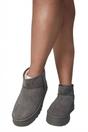 Grey iKrush Grey Jazlyn Faux Fur Lined Ankle Platform Mini Boots, Image 1 of 8