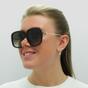 Brown Alexander McQueen Brown Square Brown Gold Brown Gradient AM0374S, Image 6 of 7