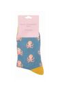 Aquamarine 1 Pack Novelty Animal Patterned Bamboo Socks, Image 2 of 4