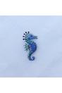 Blue Seahorse Brooch, Image 2 of 4