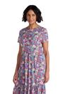 Multi Sardinia Floral UV Tiered Dress, Image 3 of 3