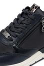 Blue Tamaris Blue Tamaris Womens Navy Blue Zip Sneakers, Image 7 of 7