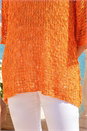 Orange Light Weight Open Knit Jumper, Image 4 of 4