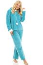 Light Blue Camille Lingerie Light Blue Supersoft Hooded Pyjama Set, Image 1 of 5