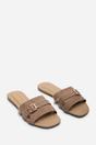 Camel Alvita Buckle Slide on Flat Slide On Sandal, Image 4 of 6