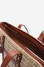 Tan Where's That From Tan Catalina Large Raffia Bag with Stud Detail, Image 4 of 4