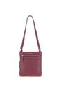 Burgundy 'Cienna' Real Leather Crossbody Bag, Image 4 of 5