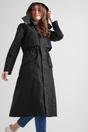 Black Alva Waterproof Trench Coat, Image 4 of 5
