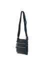 Black 'Ayr' Real Leather Crossbody Bag, Image 3 of 5