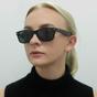 Black Ray-Ban Black Rectangle Black Rubber Green Sunglasses, Image 5 of 6