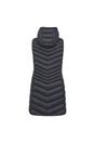 Black Florence Padded Long Gilet, Image 2 of 5