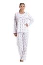 Lilac Camille Lingerie Lilac Jersey Cotton Ditsy Floral Print Pyjama Set, Image 1 of 5