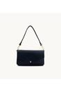 Blue The Munro Navy Leather Shoulder Bag, Image 1 of 6