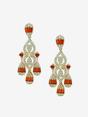 Gold AVANT-GARDE PARIS Gold Geometric Chandelier Statement Earrings, Image 1 of 3