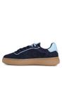 Blue Tamaris Blue Tamaris Womens Navy Blue Stripe Sneakers, Image 4 of 7