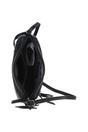 Black 'Cork' Compact Leather Crossbody Bag, Image 5 of 5