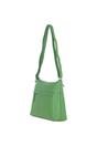 Green 'Mourne' Sleek Real Leather Shoulder Bag, Image 5 of 5