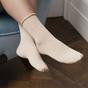 Beige Cashmere Socks Luxury Soft and Warm, Image 3 of 4