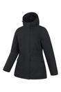Black Mountain Warehouse Black Maple Waterproof Padded Jacket, Image 4 of 5