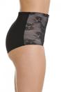Black 2 Pack Seamless High Waist Floral Briefs, Image 4 of 4
