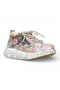 Grey Womens Platform Sneaker Shoes-Nikito 62, Image 4 of 8
