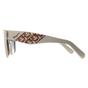 Beige Salvatore Ferragamo Beige Cat Eye Ivory Blue Gradient SF1081SE, Image 3 of 4